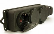������� 3 ������ � �/� � �������  220B  16A  IP54, ����������, ������ BEMIS BK1-1402-2613