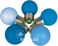 ����� RL ��� �������� ����-���� LED 45 1W  E 27, ����� RL-BL-E27-G45-B