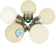 ����� RL ��� �������� ����-���� LED 45 1W  E 27, ����� RL-BL-E27-G45-W