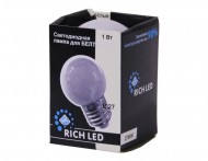 ����� RL ��� �������� ����-���� LED 45 2W  E 27, ����� RL-B-E27-G45-2W-W