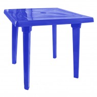 Стол ИПл 80*80 см, H 71 см синий