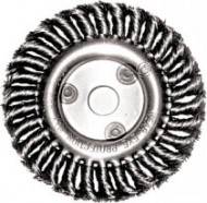Корщетка-колесо для УШМ FIT 125мм витая 39103