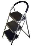 Стремянка металлическая МИ Comfort 3 ступ., широкая ступень 24 см, 5,8 кг