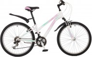 Велосипед STINGER 24' хардтейл, рама женская LATINA белый, 12,5' 24 SHV.LATINA.12 WH 7