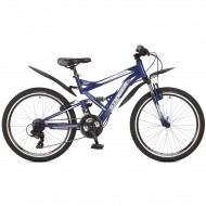 Велосипед STINGER 24' двухподвес, VERSUS синий, 16,5' 24 SFV.VERSUS.16 BL 7