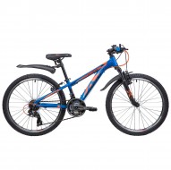Велосипед 24' хардтейл, рама алюминий NOVATRACK EXTREME синий, 21 ск.,11' 24AHV.EXTREME.11BL9 (20)