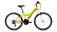 Велосипед 24' хардтейл FORWARD DAKOTA 24 1.0 зеленый/красный, 18 ск., 13' RBKW91N4P003 (20)