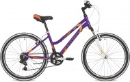 Велосипед 24' рама женская, алюм. STINGER LAGUNA фиолетовый, 12' 24 AHV.LAGUNA.12 VT 9