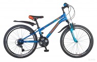 Велосипед 24' хардтейл NOVATRACK ACTION синий, 18 ск., 11' 24SH18SV.ACTION.11BL21