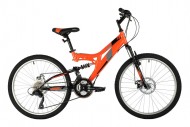 Велосипед 24' двухподвес FOXX FREELANDER, оранжевый, 18 ск., 14' 24SFD.FREELD.14OR1