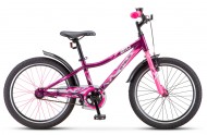 Велосипед 20' хардтейл, рама женская STELS PILOT-210 Фиолетовый/розовый 2021, 11' Z010 LU088514