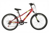 Велосипед 24' хардтейл FOXX DIFFER красный, 6 ск., 11' 24SHV.DIFFER.11RD21