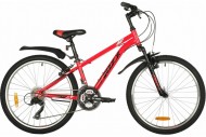 Велосипед 24' хардтейл FOXX AZTEC красный, 12' 24SHV.AZTEC.12RD2