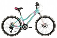 Велосипед 24' рама женская, алюминий STINGER LAGUNA D диск, зеленый, 12' 24AHD.LAGUNAD.12GN2