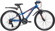 Велосипед 24' хардтейл NOVATRACK EXTREME синий, 6 ск., 11' 24SH6SV.EXTREME.11BL