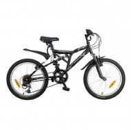 Велосипед 20' двухподвес NOVATRACK GAMBIT серый, 12 ск. X52103-K (19-З)