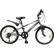 Велосипед NOVATRACK 20' хардтейл, EXTREME темно-серый, 6 ск. 20 SH 6V.EXTREME.GR 5