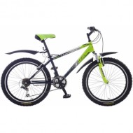 Велосипед STINGER 24' хардтейл, CAIMAN зеленый, 14' 24SHV.CAIMAN.14GN8