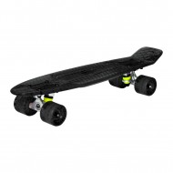 Скейтборд 22'*6', 60*45 мм PU , пластик, прозрачный черный 9932E